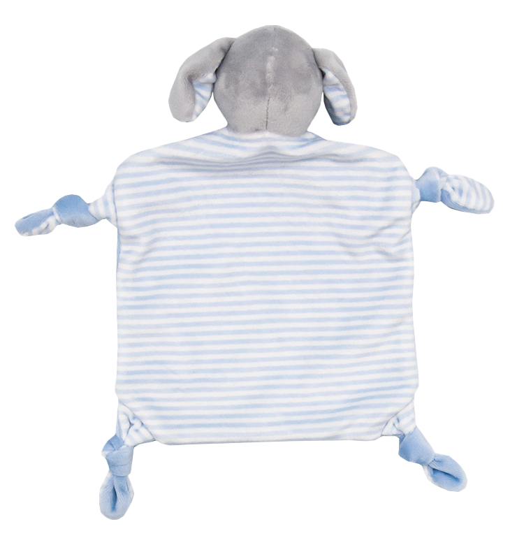 Rasseltuch Hund blau (personalisiert)