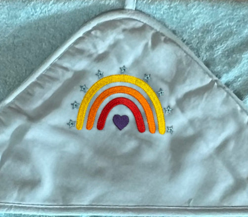 Baby-Handtuch Regenbogen bunt