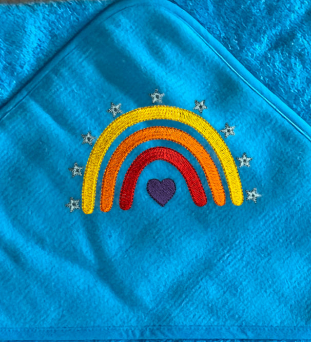 Baby-Handtuch Regenbogen bunt