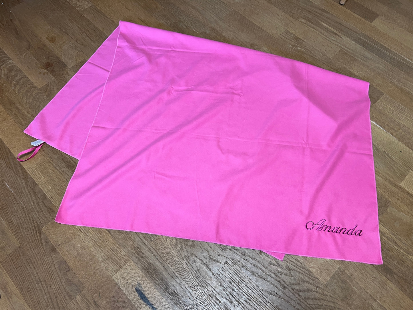 Microfaser-Handtuch fuchsia (personalisiert)