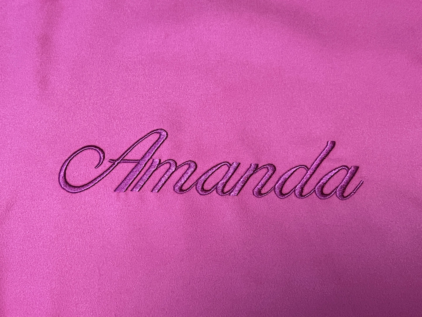 Microfaser-Handtuch fuchsia (personalisiert)