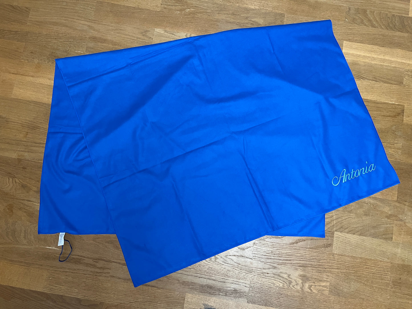 Microfaser-Handtuch blau (personalisiert)