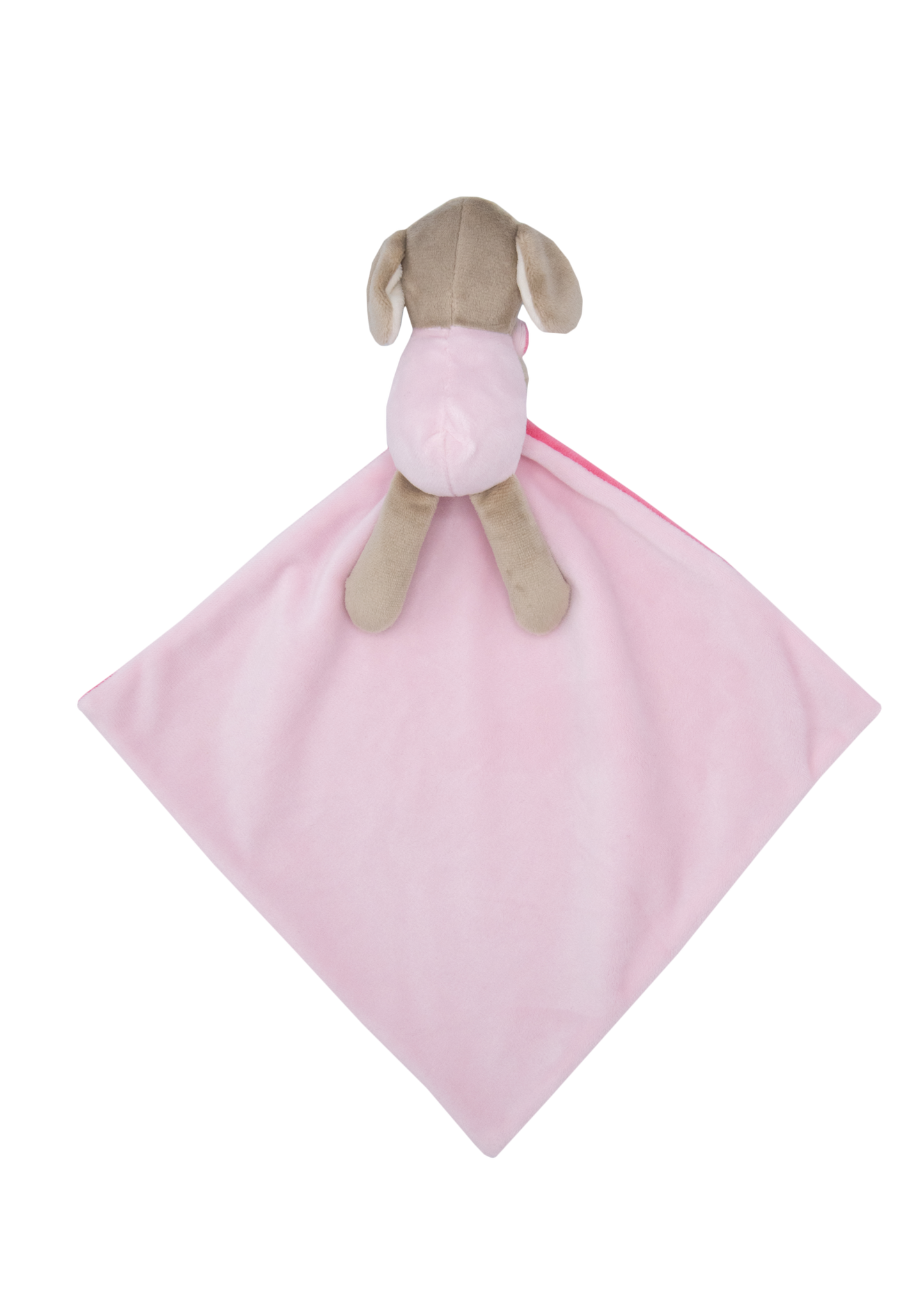 Schmusetuch Hund pink (personalisiert)