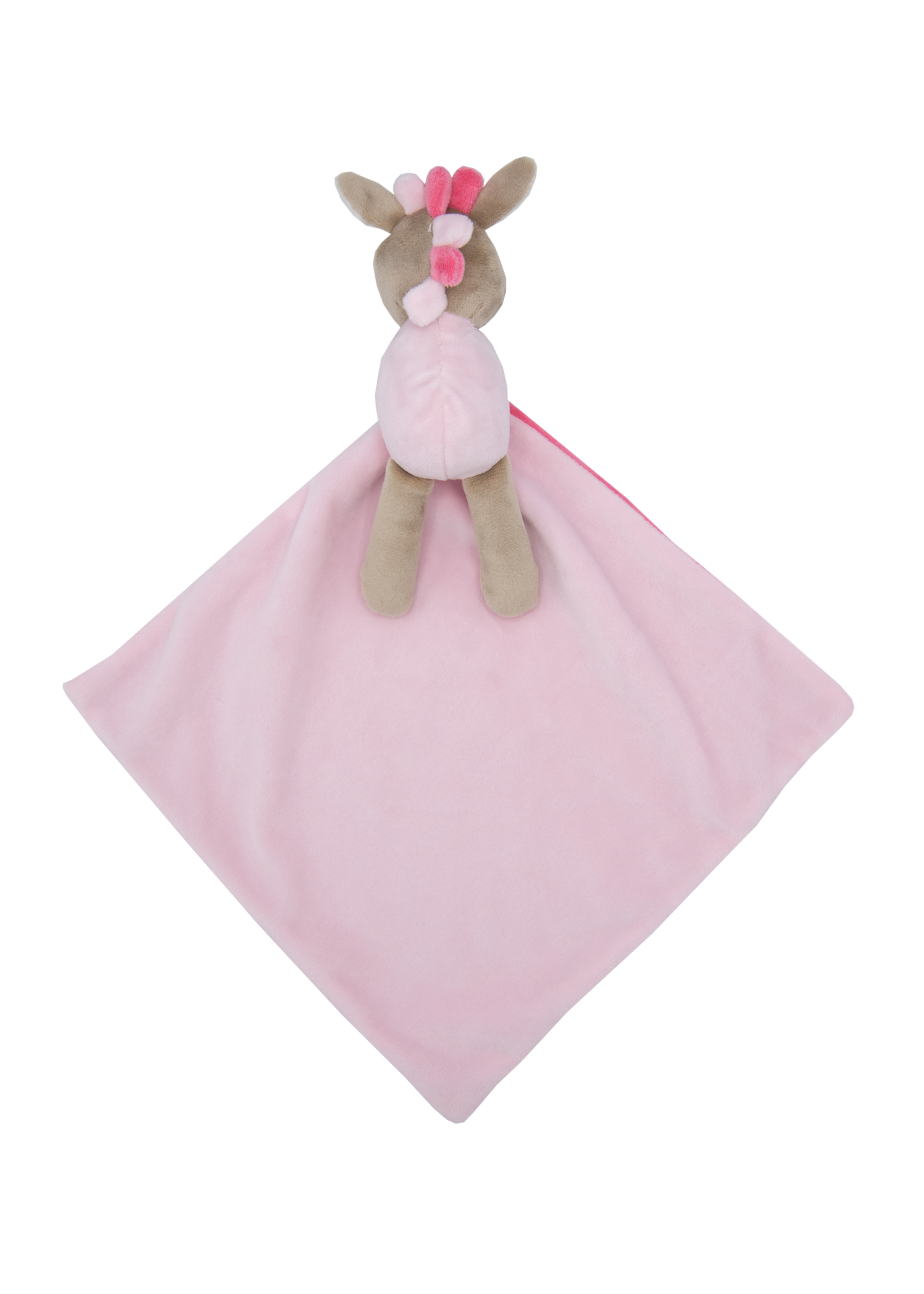 Schmusetuch Esel pink (personalisiert)