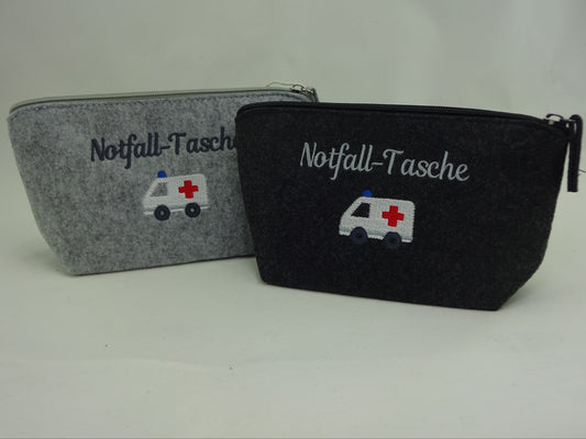 Filztasche "Notfall-Tasche" - groß