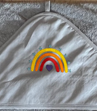 Baby-Handtuch Regenbogen bunt