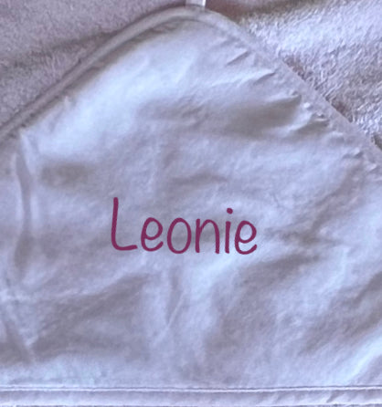 Baby-Handtuch mit Vorname (personalisiert)