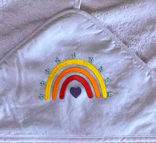 Baby-Handtuch Regenbogen bunt