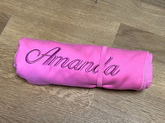 Microfaser-Handtuch fuchsia (personalisiert)