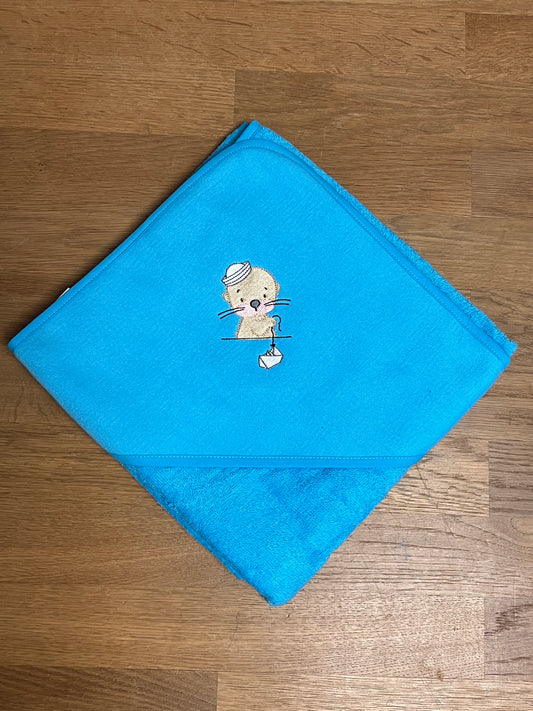 Baby-Handtuch Otter (personalisiert)