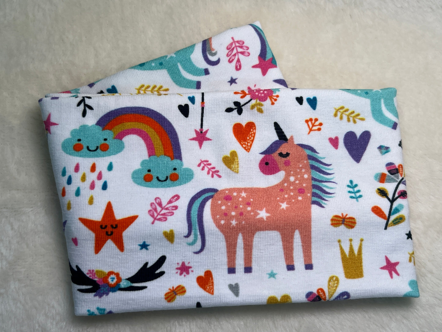 Stirnband "Einhorn bunt"