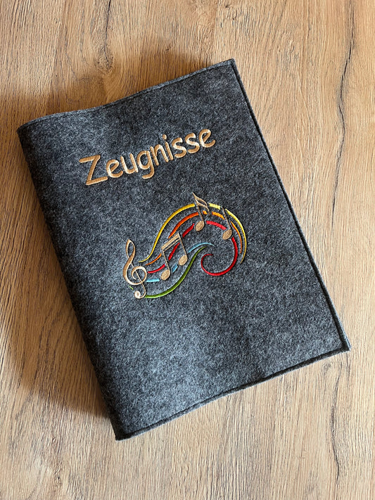 Zeugnismappe Noten